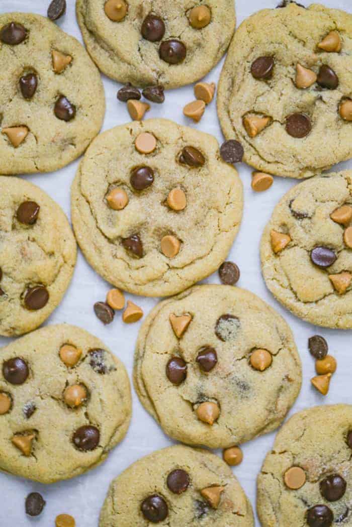 Soft Batch Peanut Butter Chocolate Chip Cookies