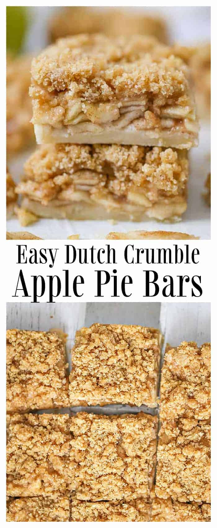 Easy Dutch Crumble Apple Pie Bars