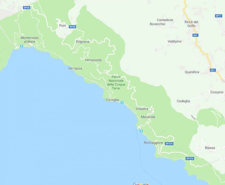 Cinque-Terre-Map