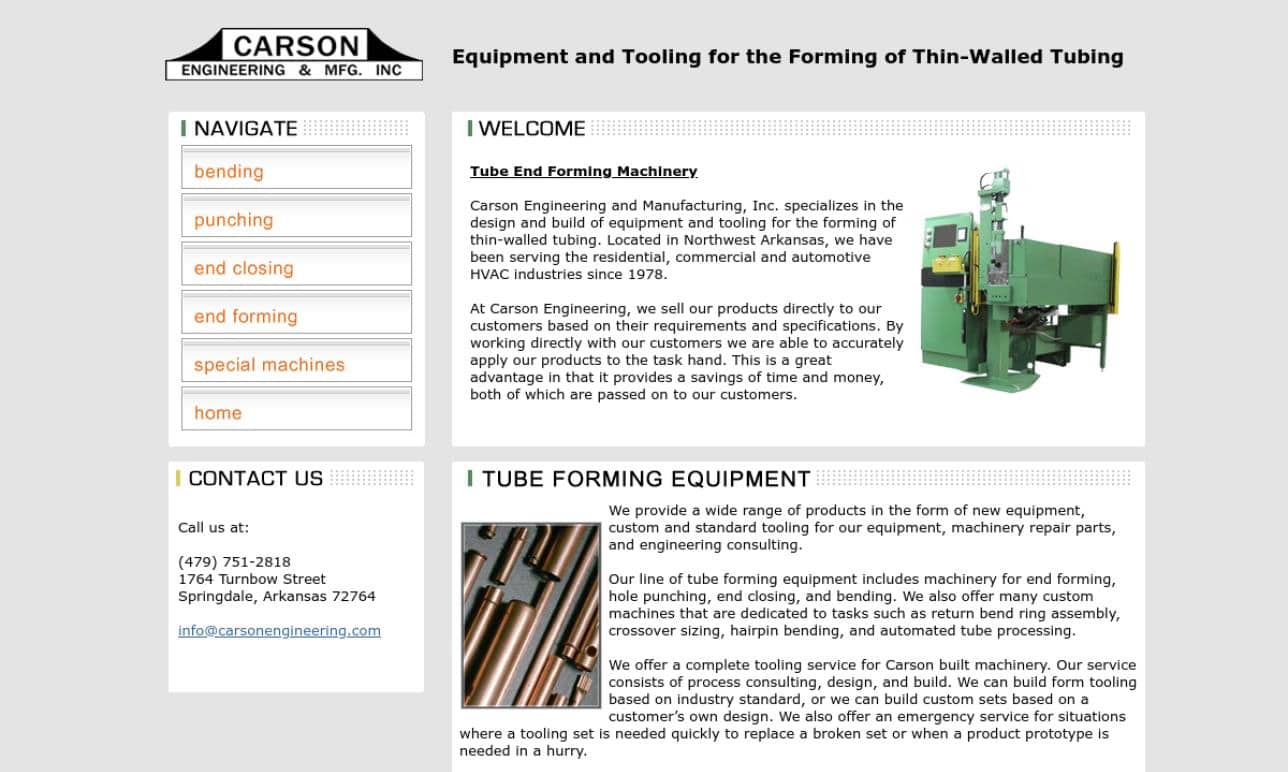 Carson Engineering & Mfg. Inc. Carson Engineering & Mfg. Inc.