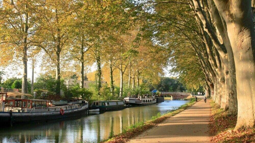 Toerisme Toulouse de roze stad Canal du Midi