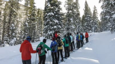 group-snowshoe