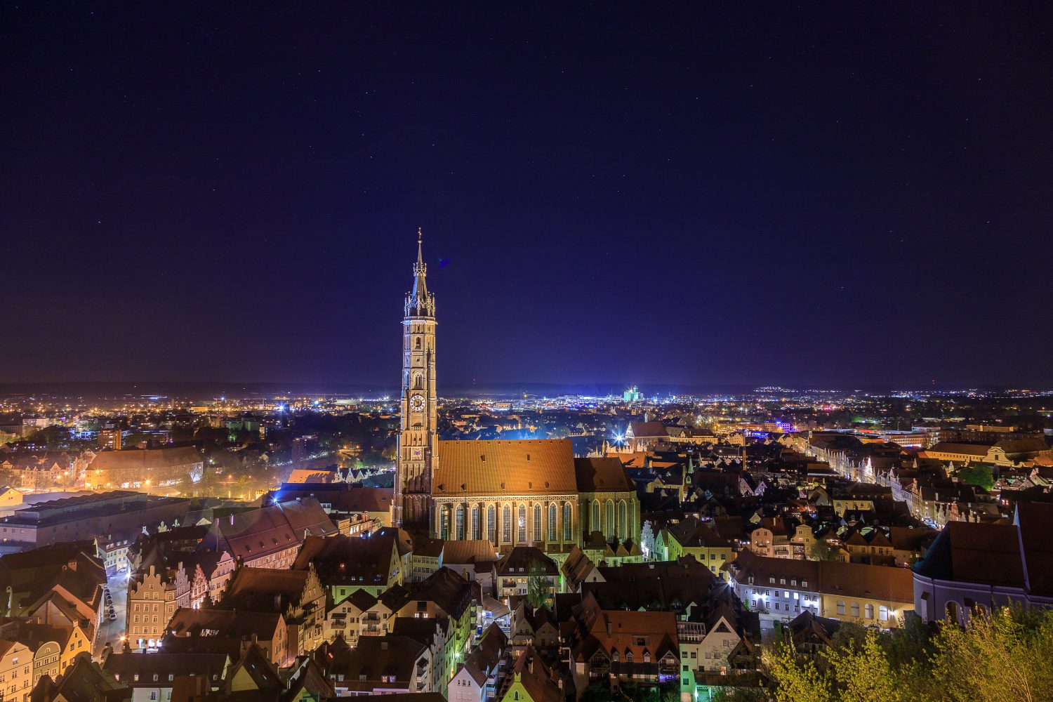 Landshut bei Nacht