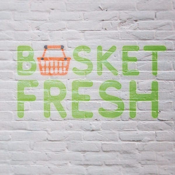 basket fresh mockup logo Basket Fresh Logo Mockup