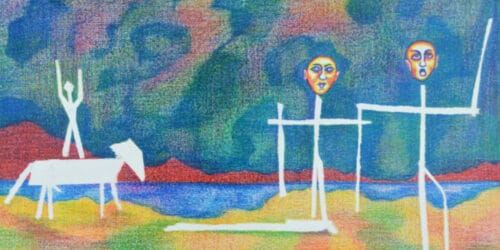 Sager Al Qatil Palestinian Artist Banner