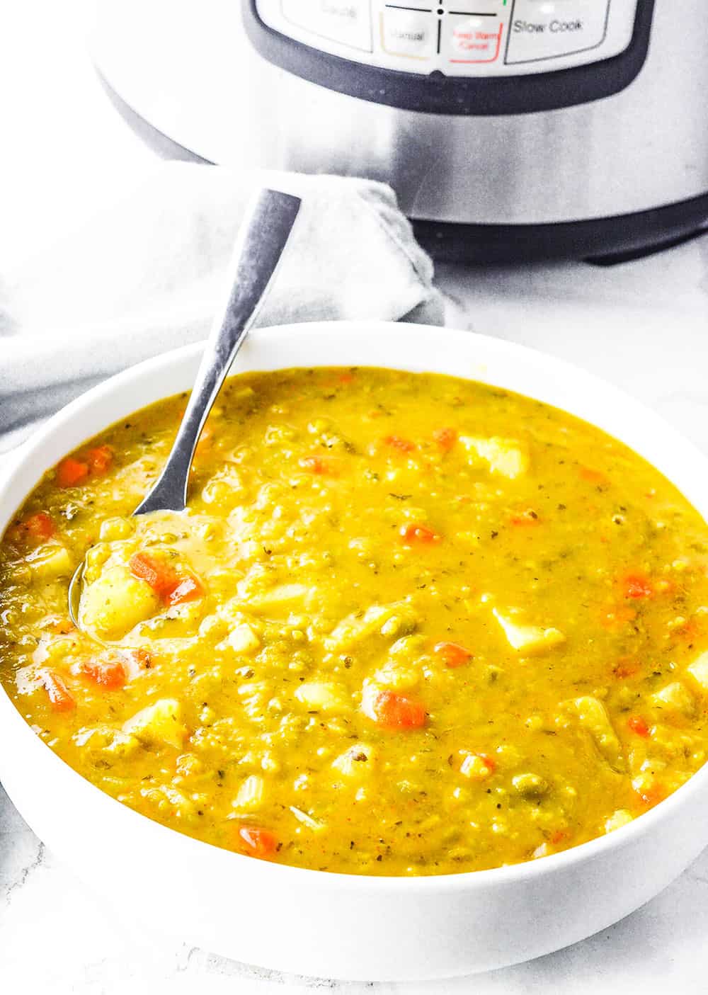 Instant Pot Vegan Split Pea Soup