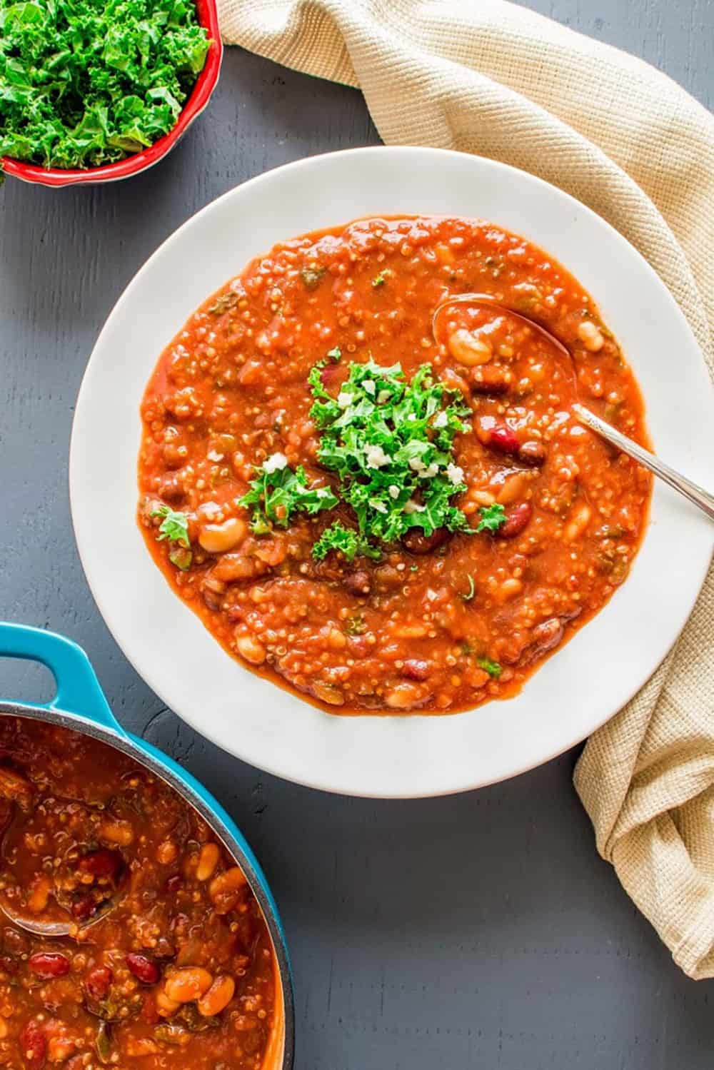 Kale And Quinoa Chili