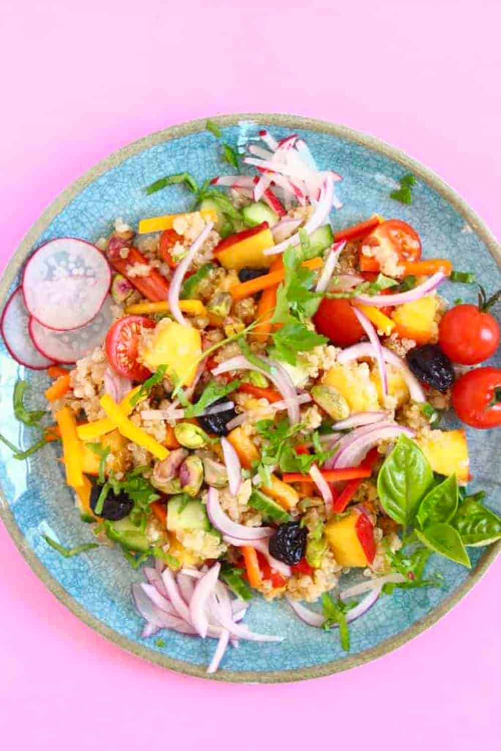 Nectarine Quinoa Buckwheat Tabbouleh