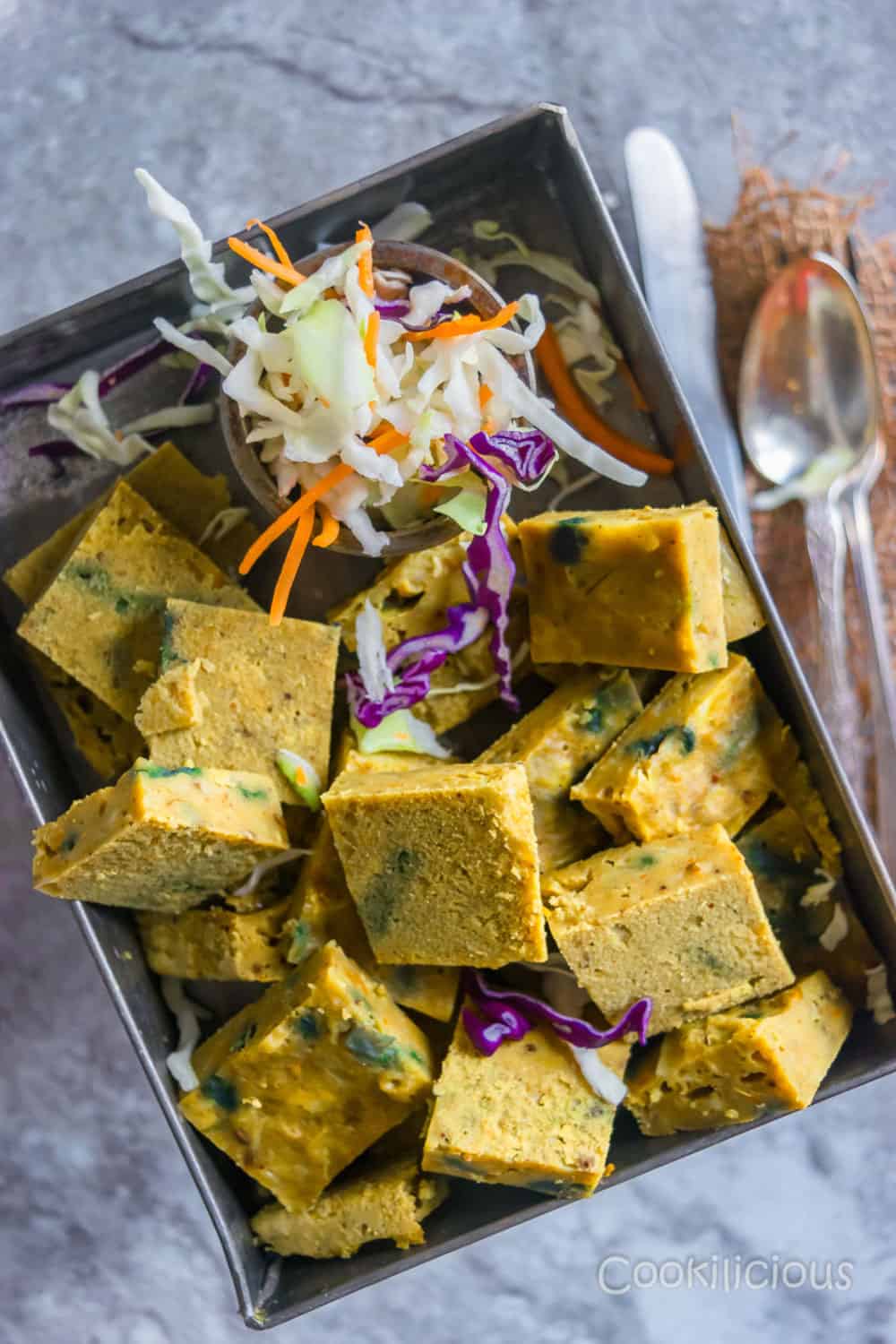 Kobichi Vadi/Steamed Cabbage Cakes