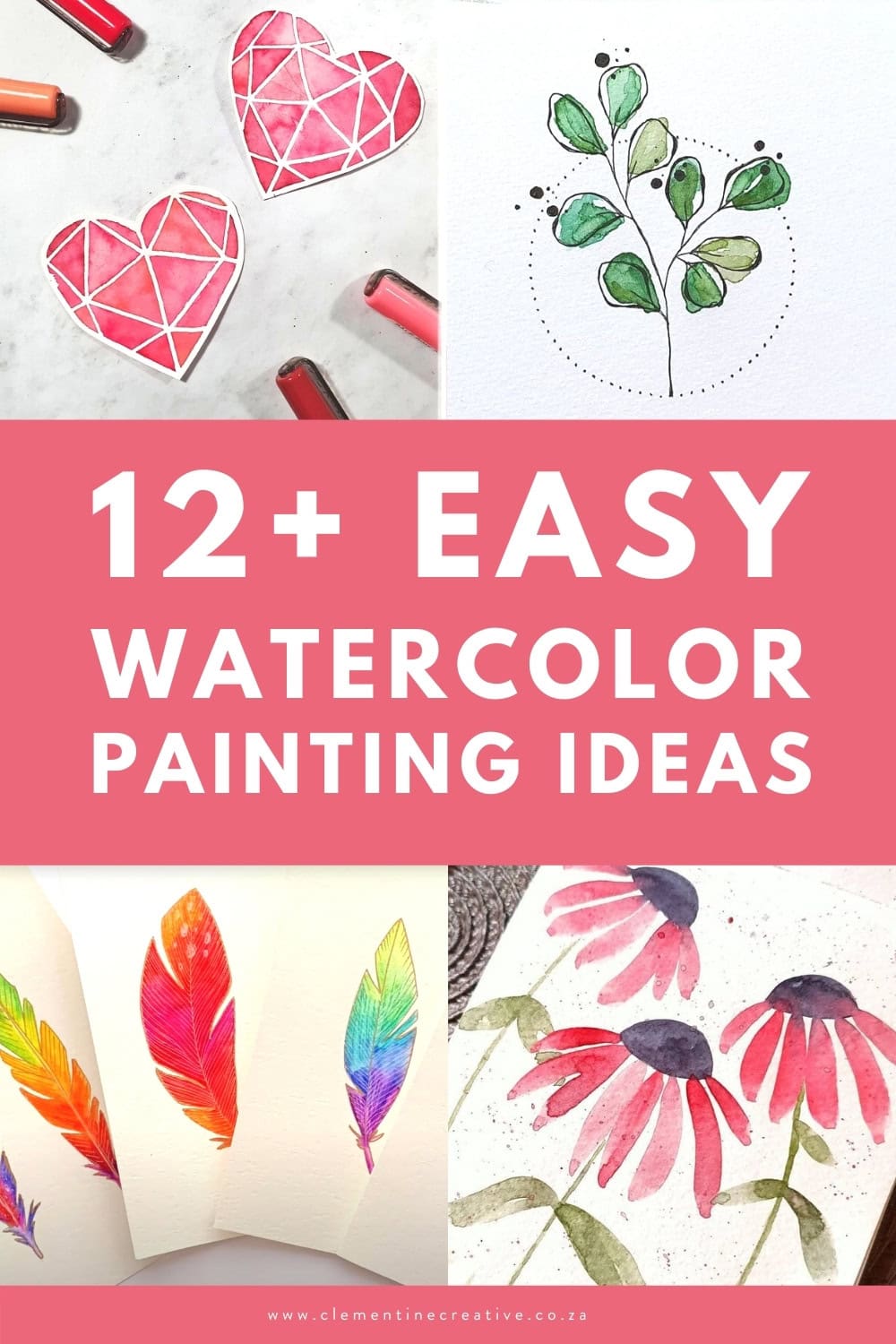14 Easy Watercolor Painting Ideas To Inspire You Clementine Creative