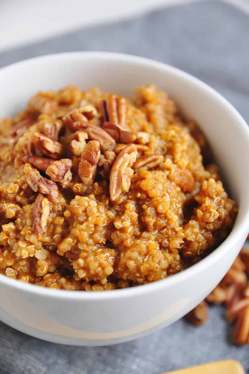 Pumpkin Pie Quinoa Breakfast