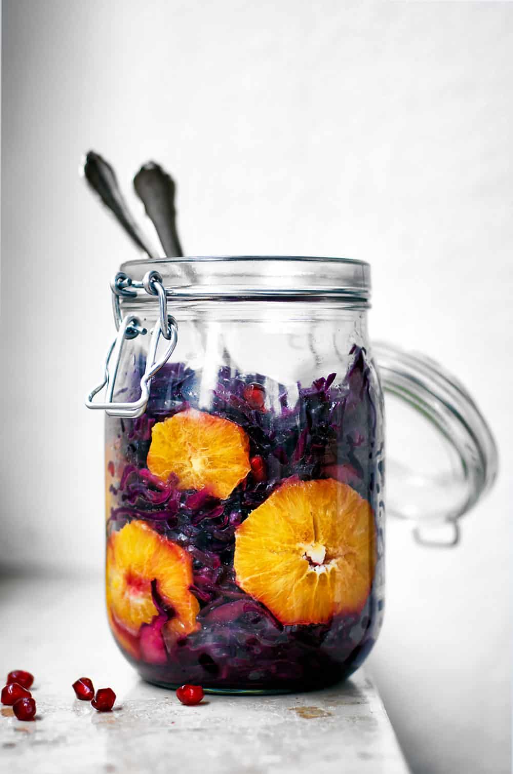 Red Cabbage Orange Salad