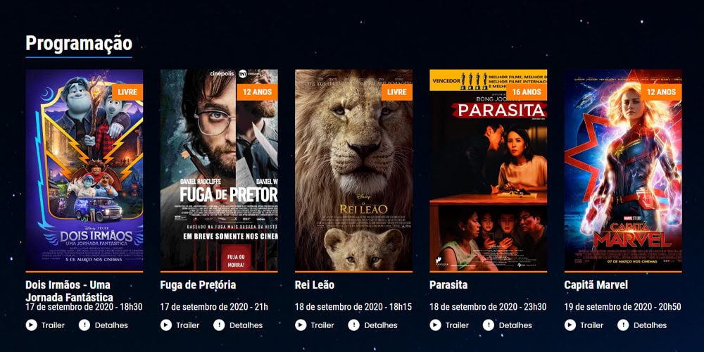 Parasita e outros sucessos no Alpha Cine