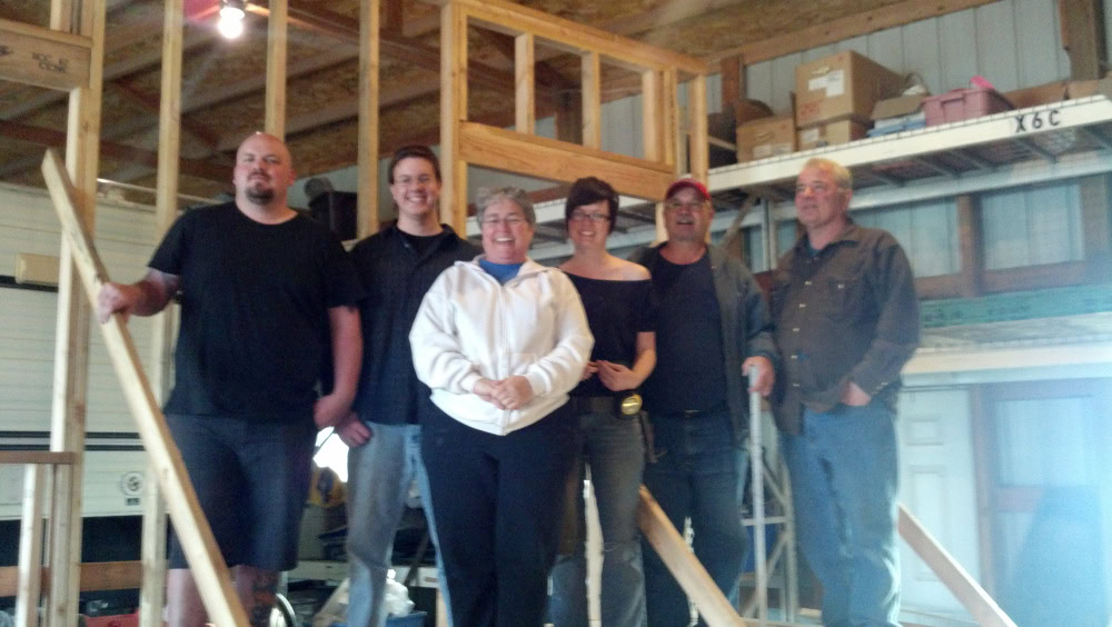 It was a wall raising party, these guys were instrumental!