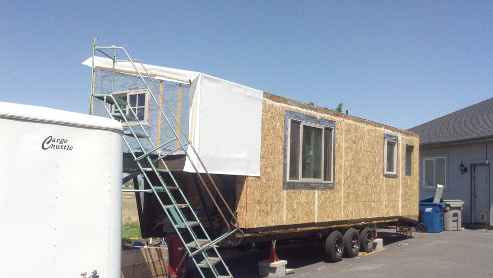 and the roof goes on
