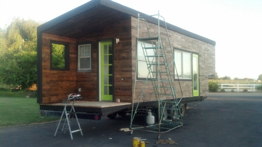 finished siding all stained