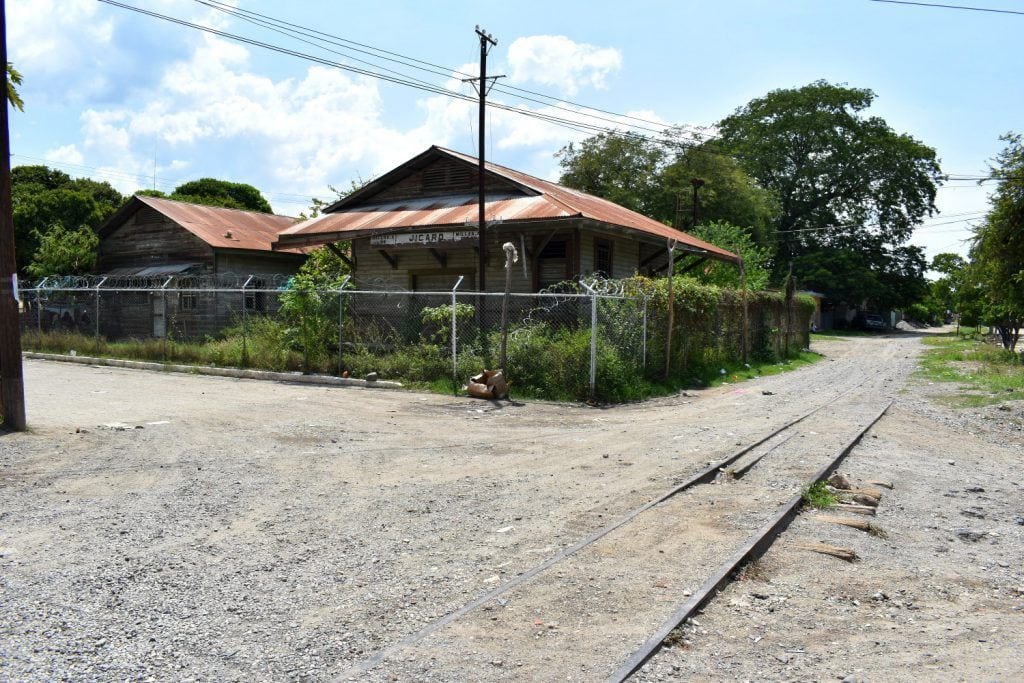 Antigua estación de El Jícaro en el Valle del Motagua