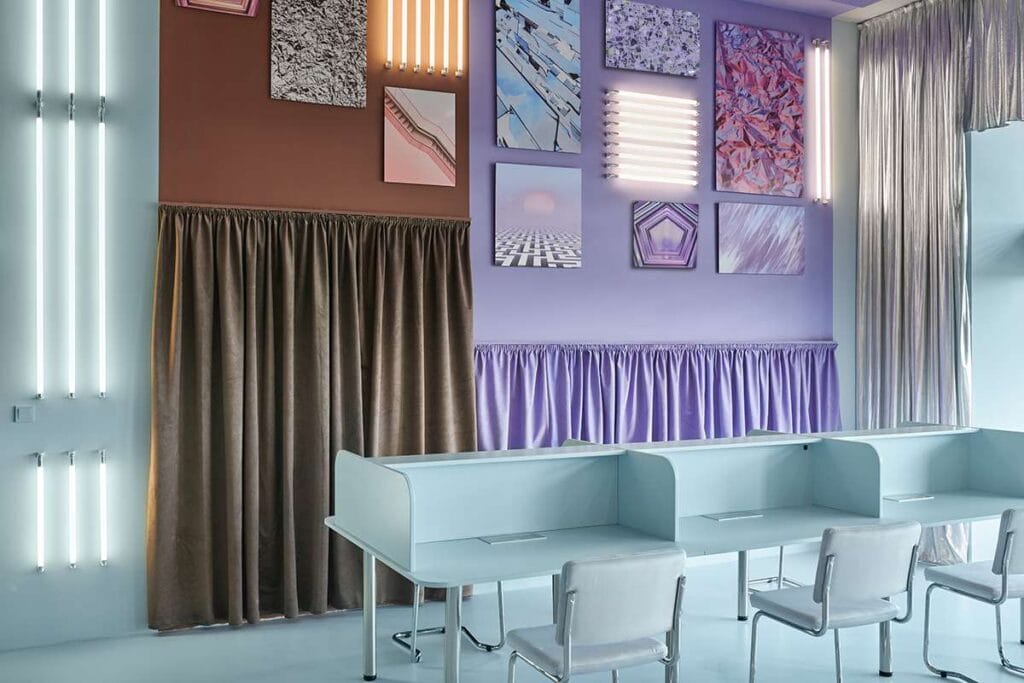 esempi di coworking innovativi in stile anni 60-70