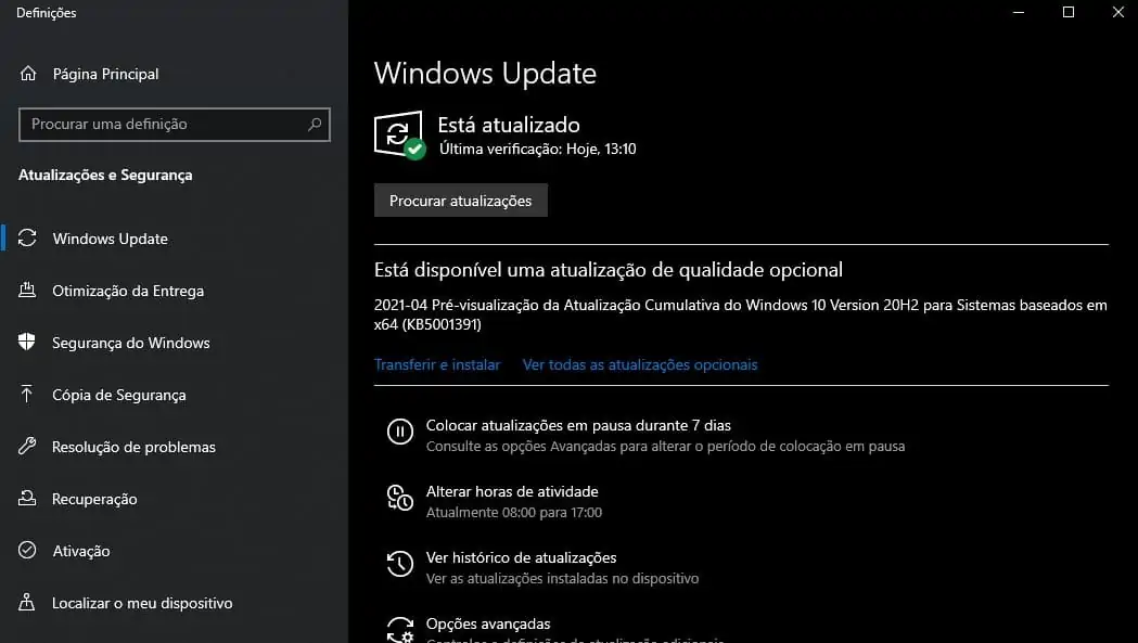 Windows 10 update games