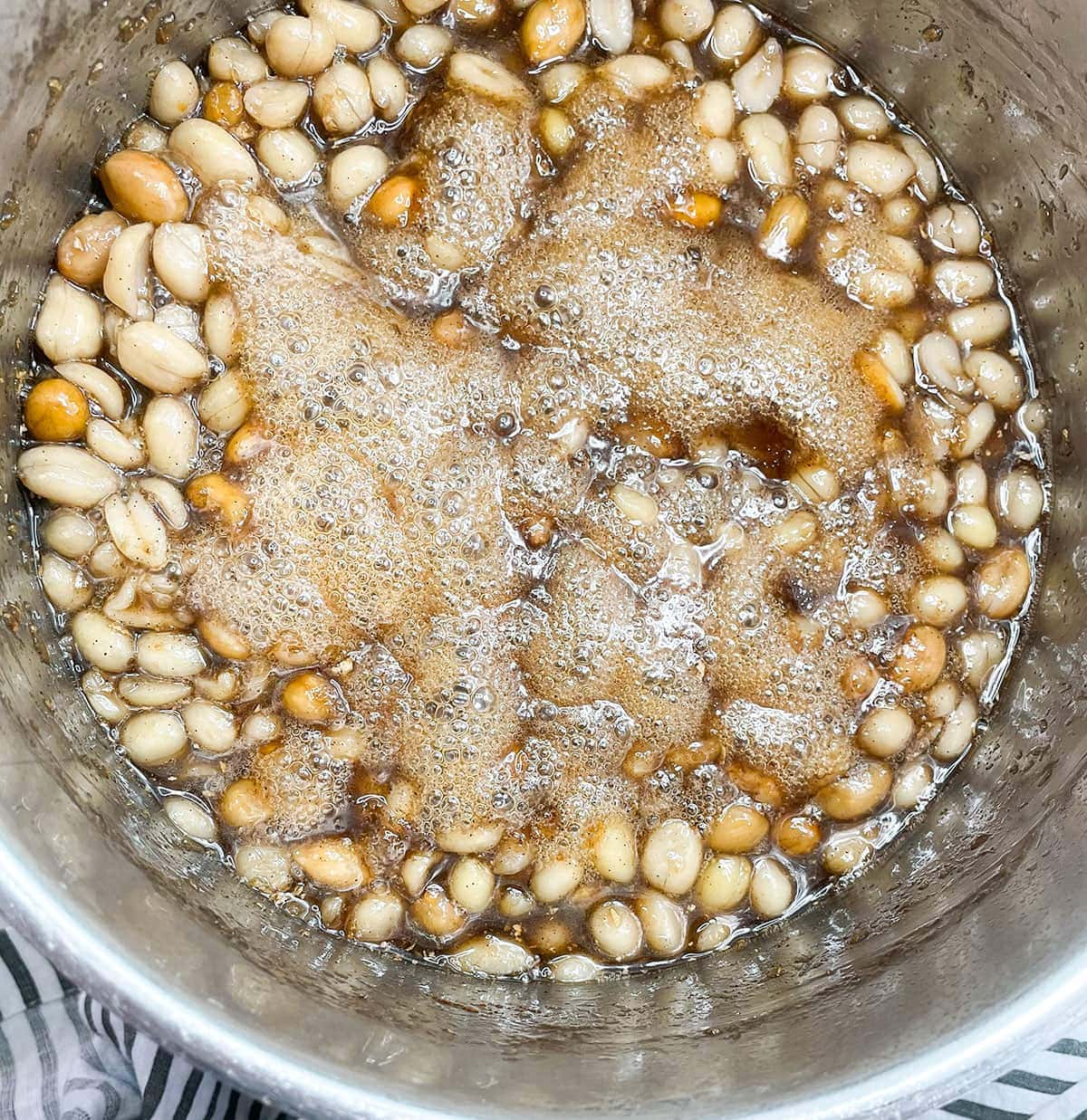 peanut drops cooking
