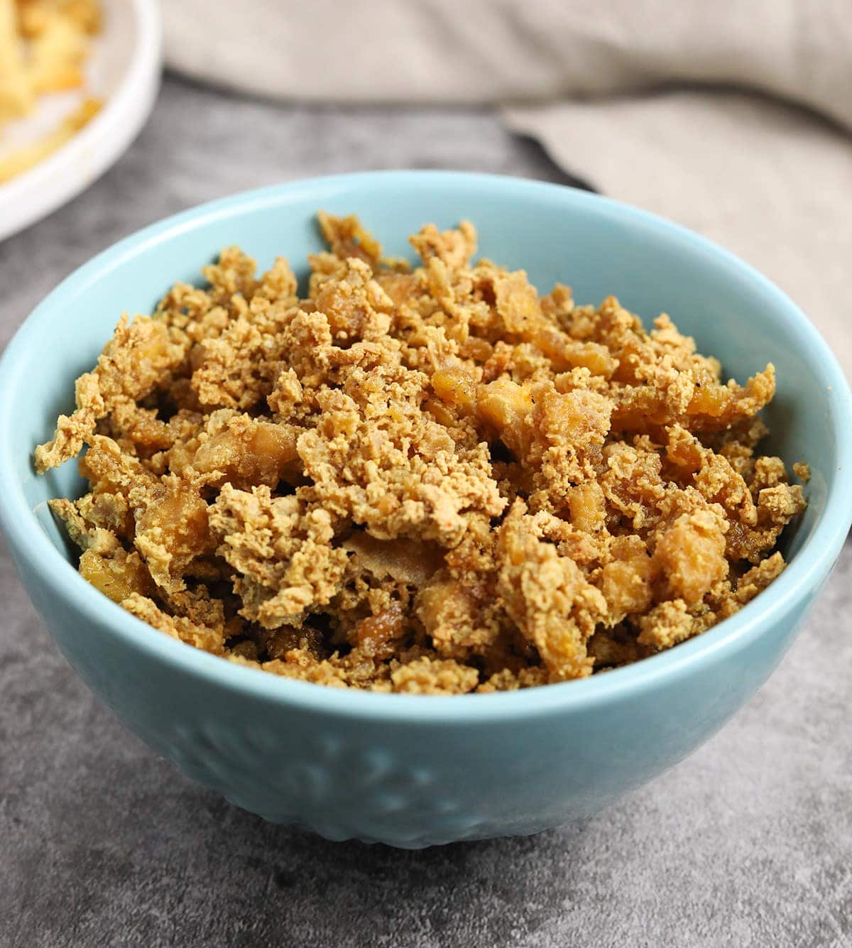 Cajun Tofu Crumbles Healthier Steps