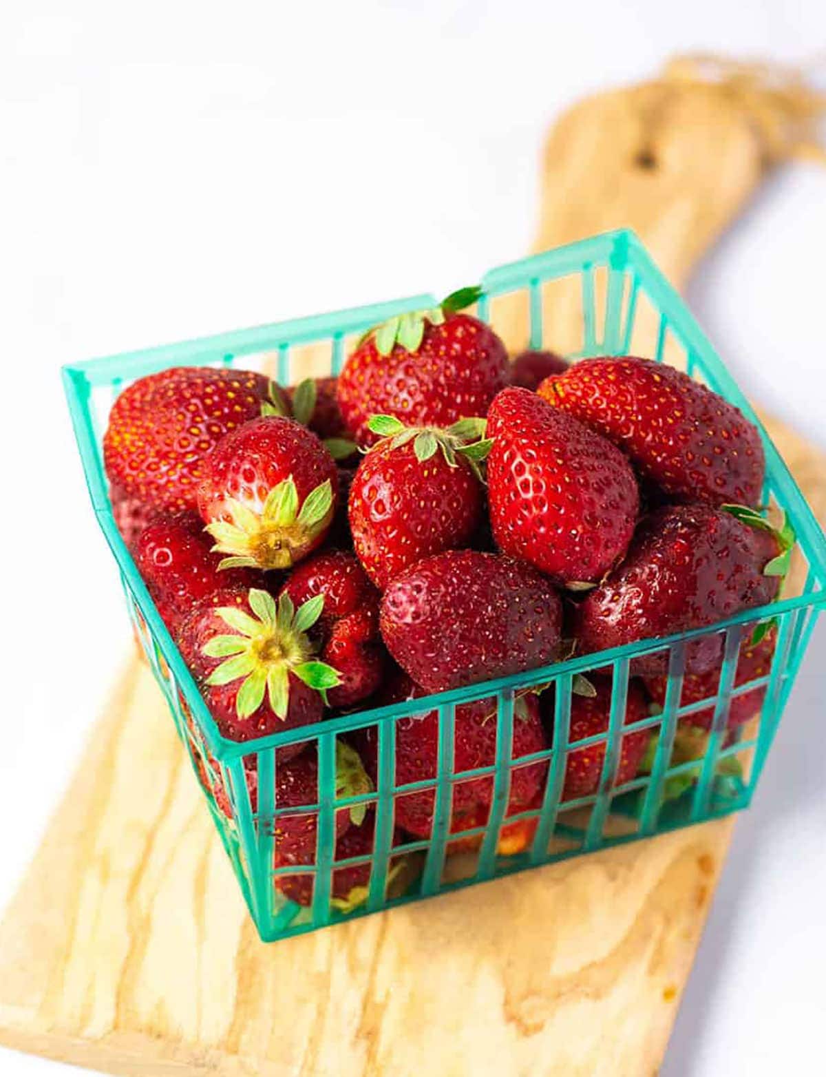 strawberries for making strawberry pancakes