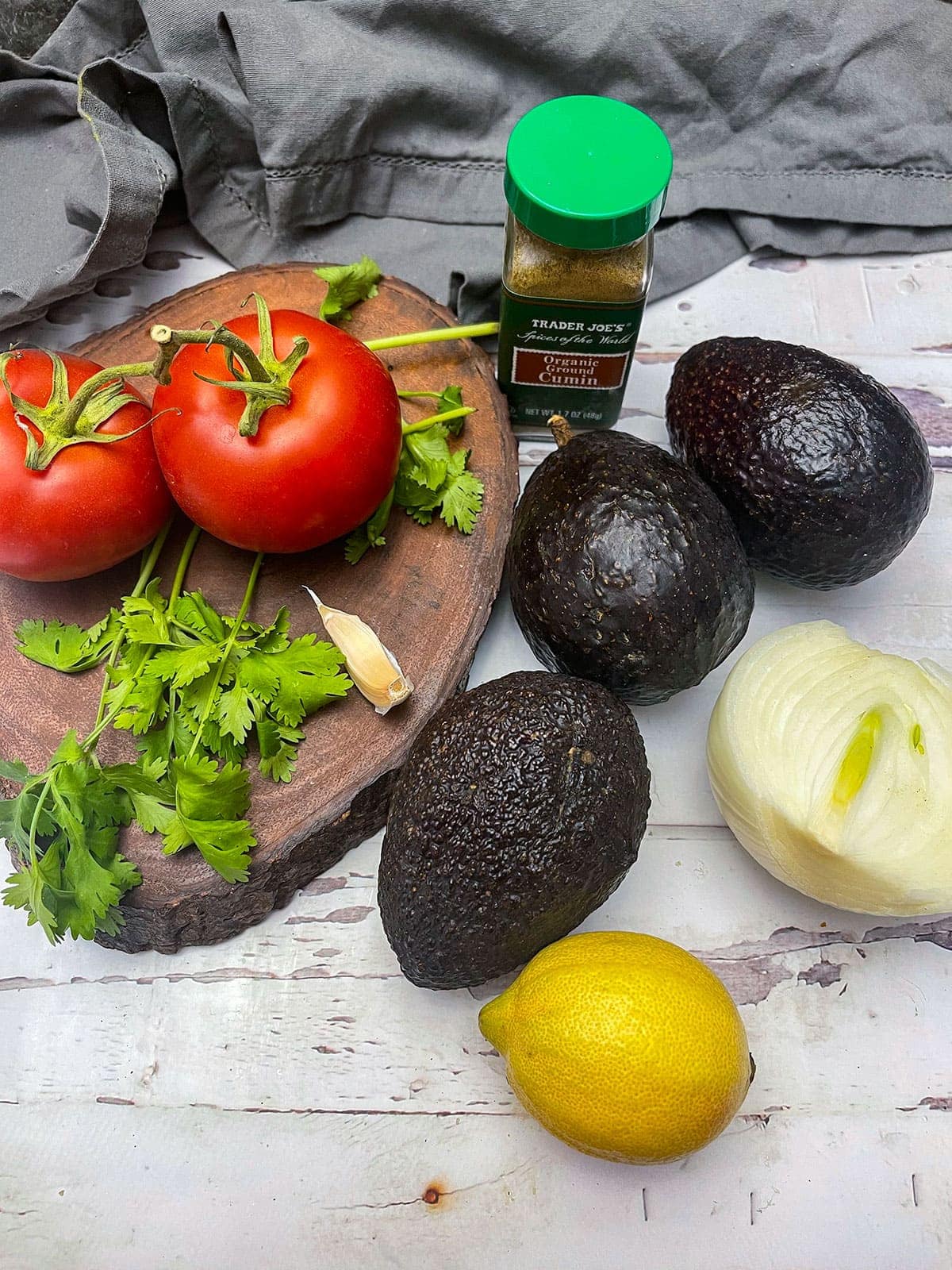 ingredients for guacamole
