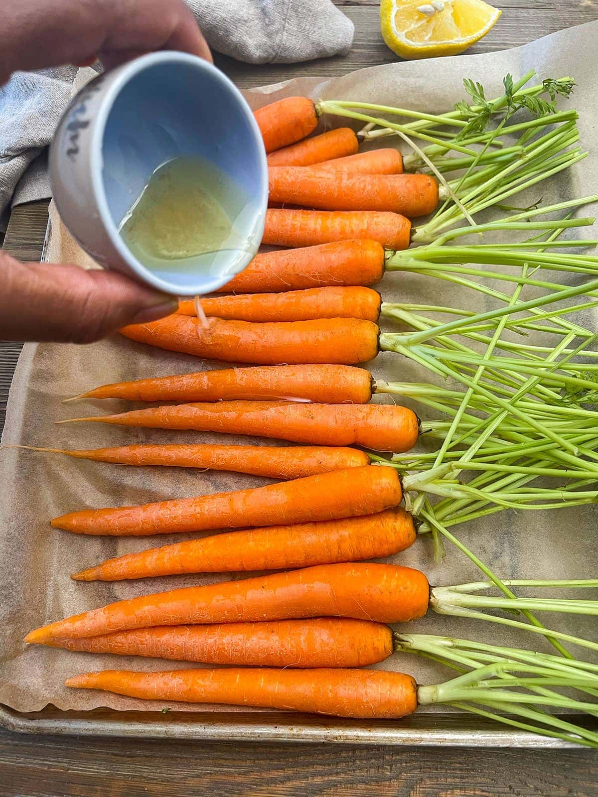 Air fryer carrot marinade
