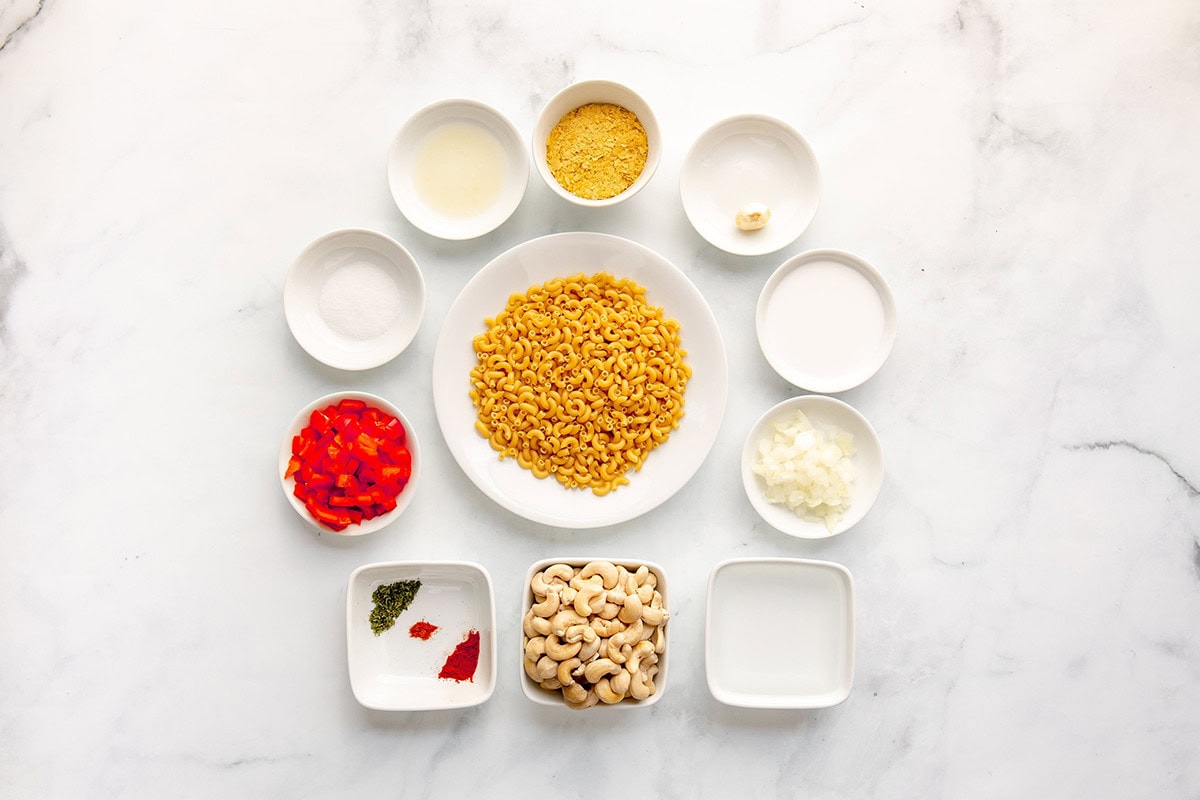 Vegan Mac and Cheese Healthier Steps