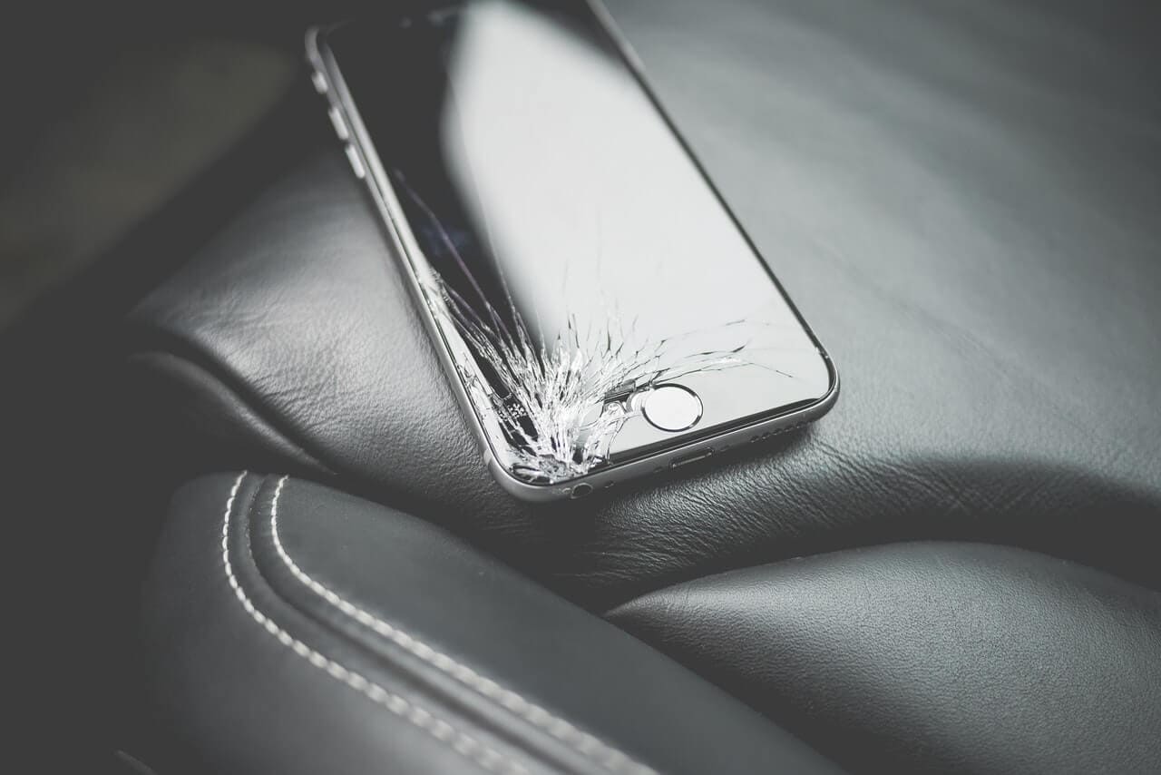 zbita szybka iphone