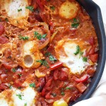 Poached Eggs in Tomato Sauce