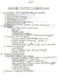 UMD SSDP Strategic Plan Outline 2007