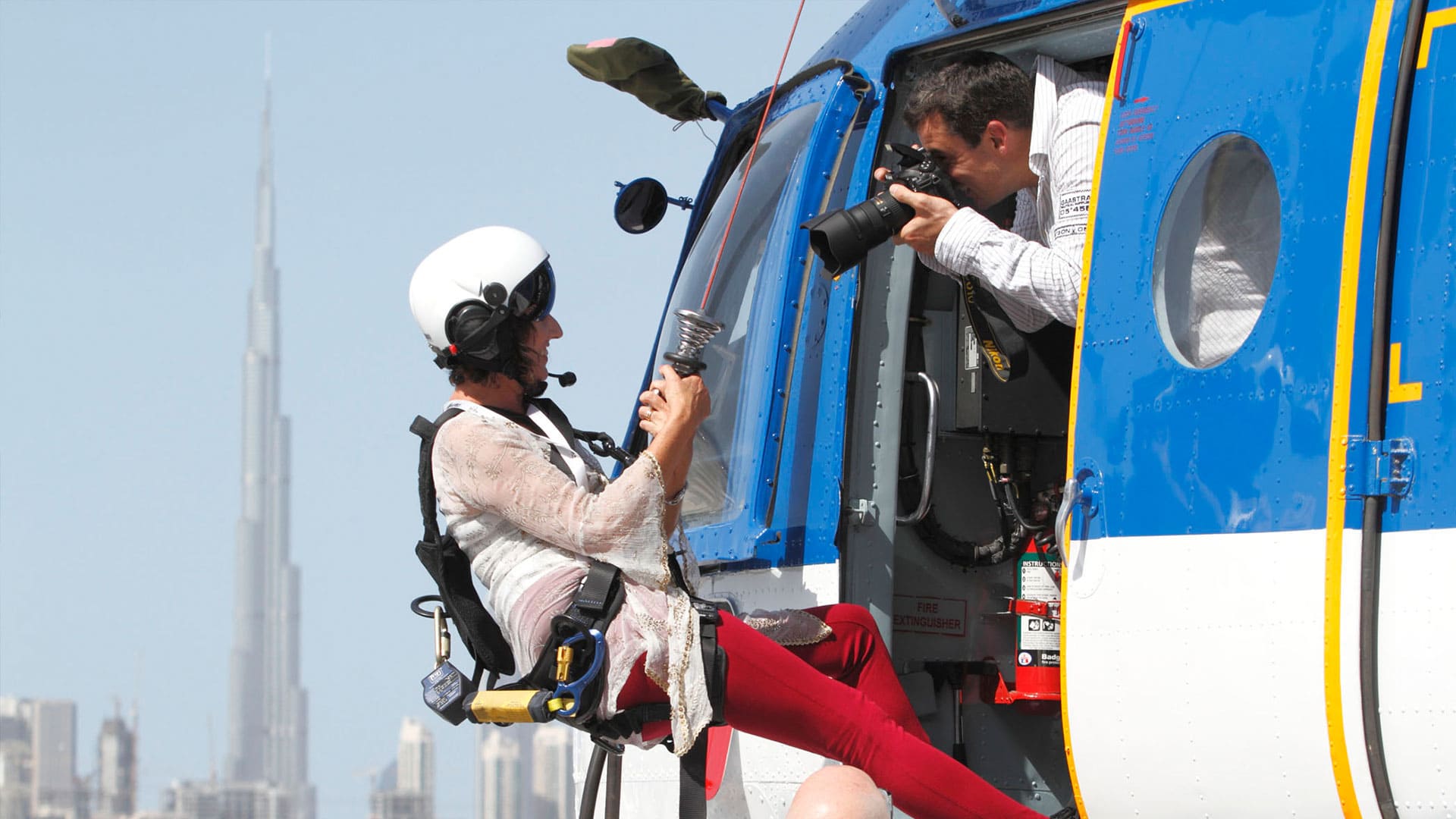 Filming for TV Channel