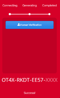 Michael's human verification