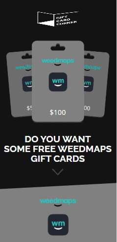 Weedmaps gift card