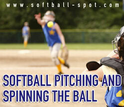 softball pitching spinning