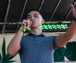 Joe speaking at the Boston Freedom Rally