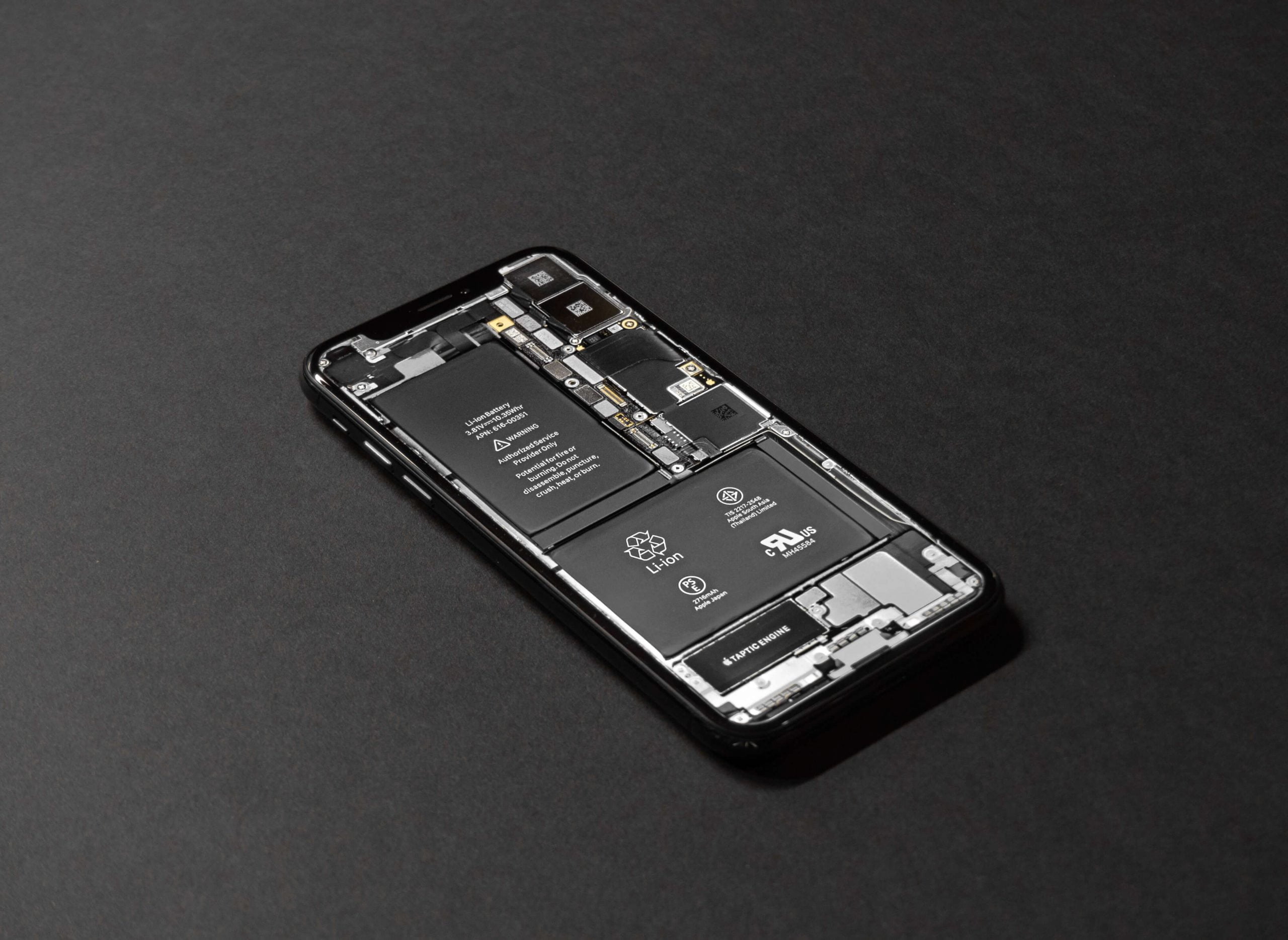 Iphone w środku