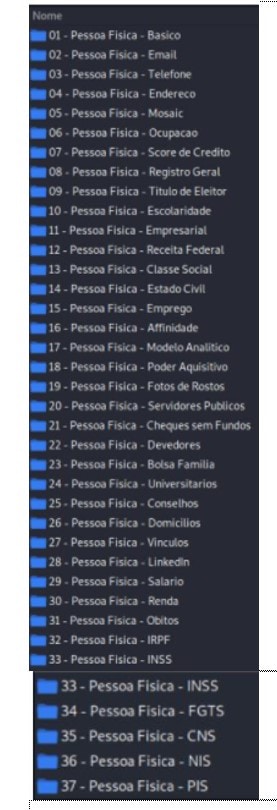 DADOS VAZARAM BRASILEIROS