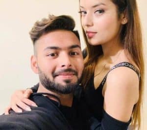 Rishabh Pant with Isha Negi