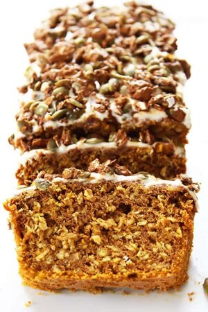 Pumpkin Oatmeal Loaf