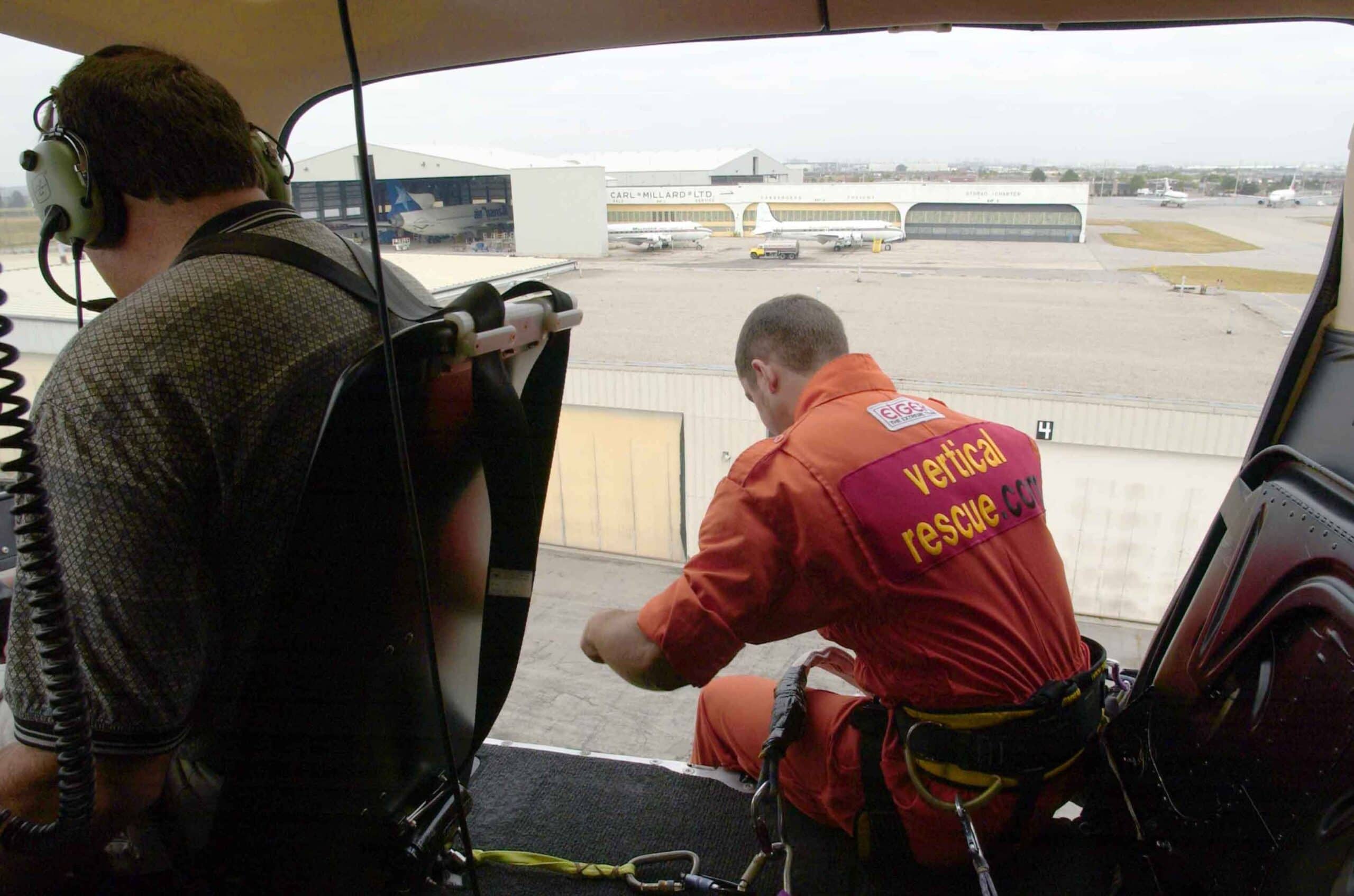 With Civilian Helicopters