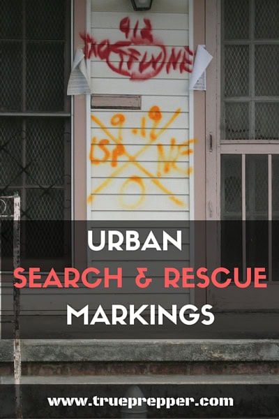 Urban Search and Rescue Markings
