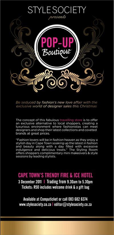 StyleSociety Pop up Boutique 2011