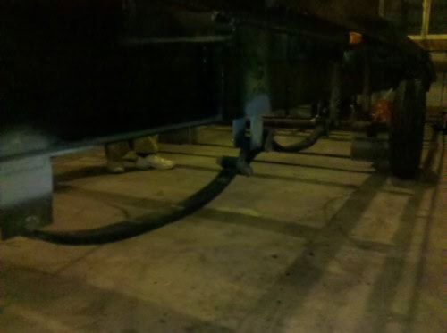Now with no axles... I added a third axle but thy all needed to be re-positioned so off they went