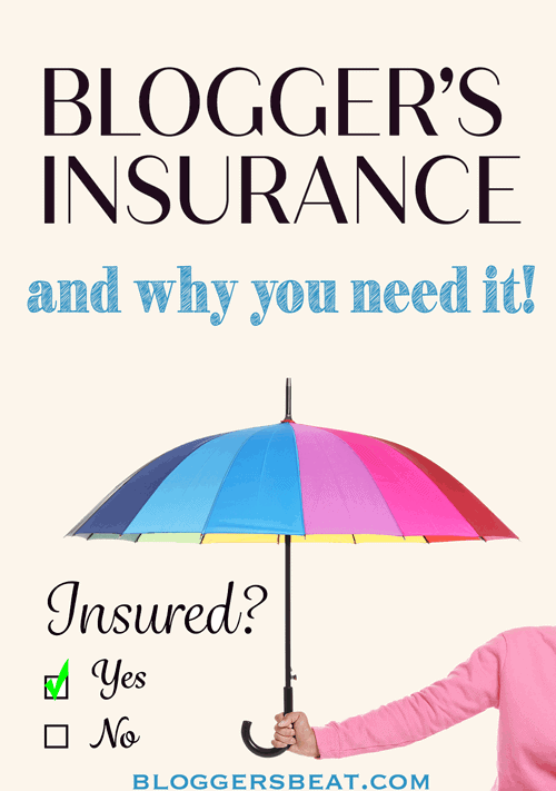 blogger's insurance