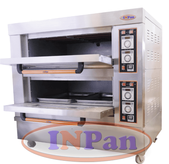 Horno de Piso Electrico Refractario Modular 4 Bandeja 60x40 cm INPAN