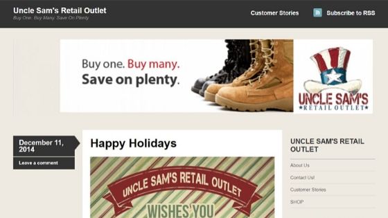 Uncle Sam's Retail Outlet