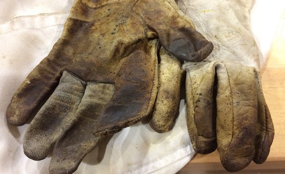 Used Beekeeping Gloves