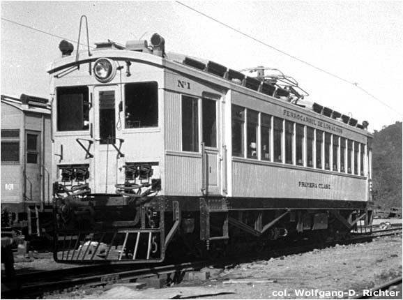 Máquina eléctrica en el Ferrocarril de Los Altos